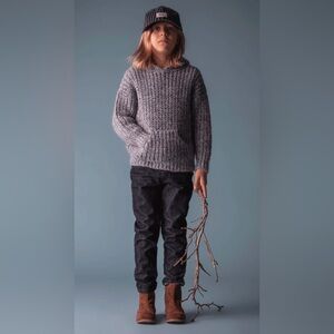Tocoto Vintage Boys Denim Pants in Dark Wash